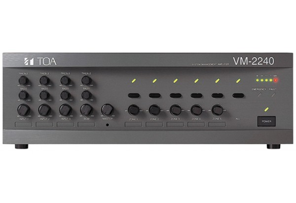 Mixer Amplifier 120W kèm bộ chọn 5 vùng loa VM-2120